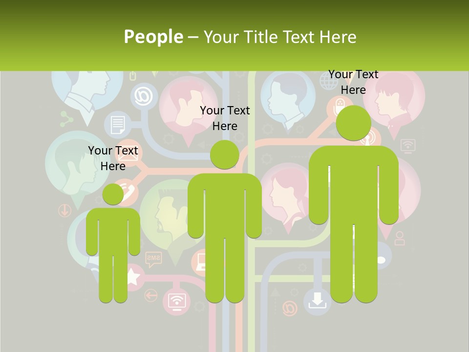 Social Contacts PowerPoint Template