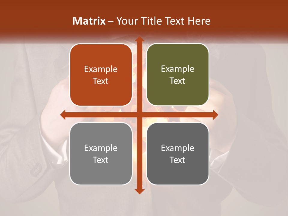 Mechanism In The Chest Of A Man PowerPoint Template
