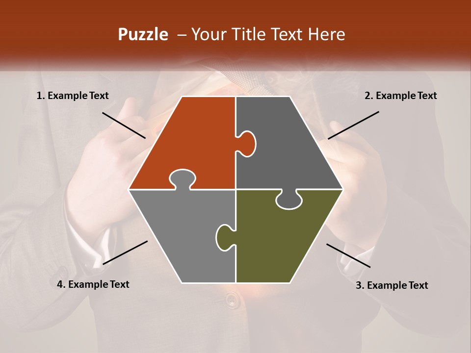 Mechanism In The Chest Of A Man PowerPoint Template