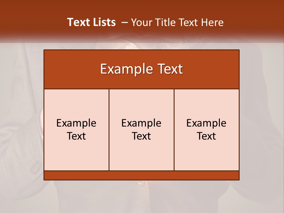 Mechanism In The Chest Of A Man PowerPoint Template