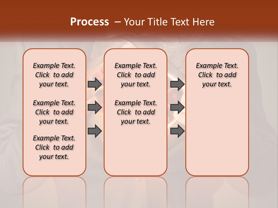Mechanism In The Chest Of A Man PowerPoint Template