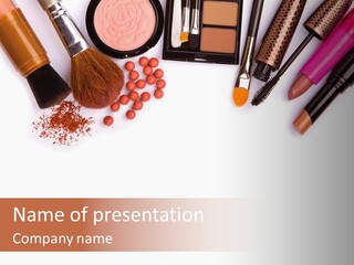 Makeup Table PowerPoint Template