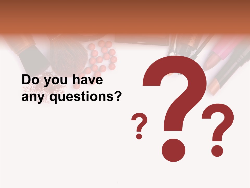 Makeup Table PowerPoint Template