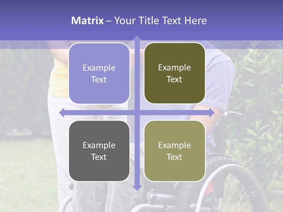 Wheelchair Guy PowerPoint Template