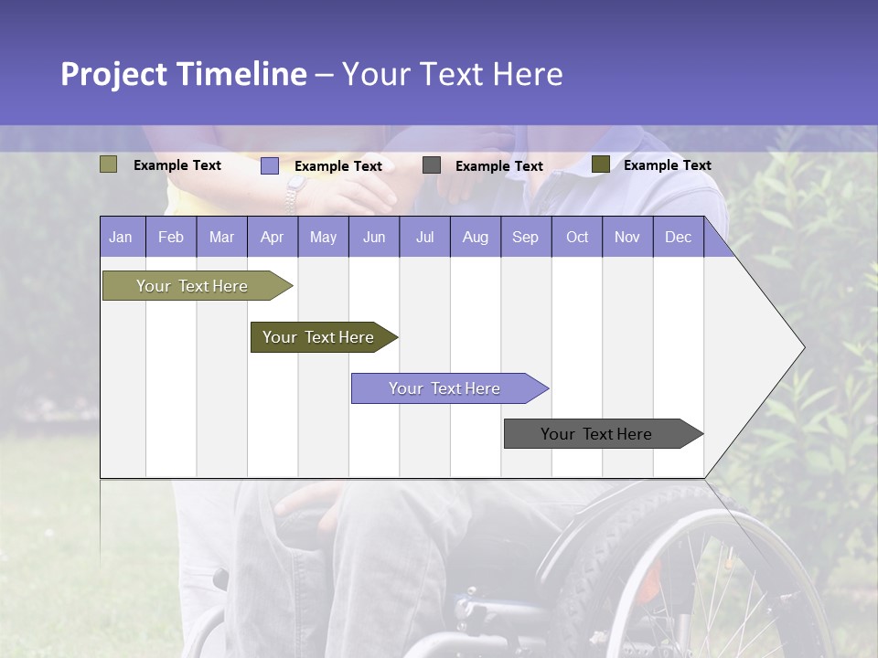 Wheelchair Guy PowerPoint Template