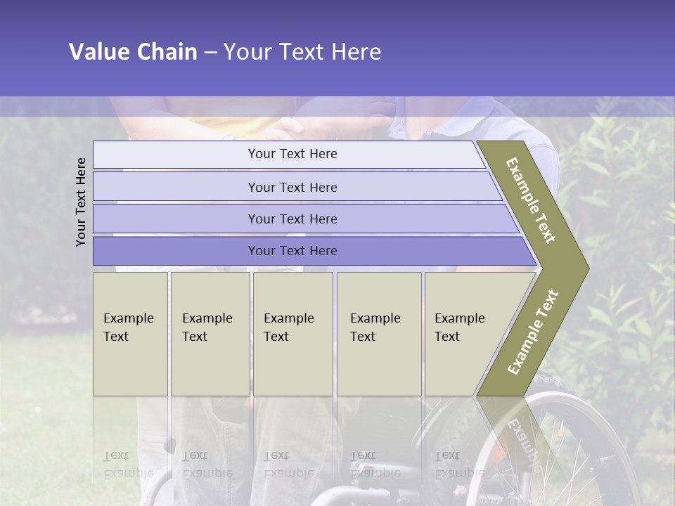 Wheelchair Guy PowerPoint Template