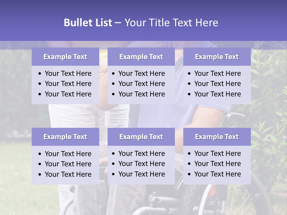 Wheelchair Guy PowerPoint Template