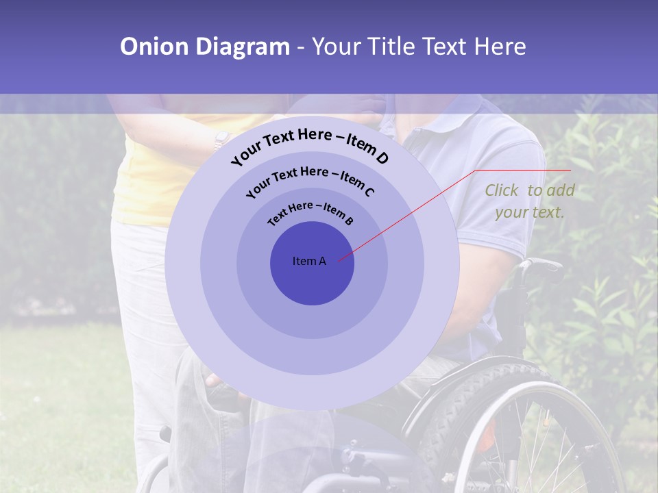 Wheelchair Guy PowerPoint Template