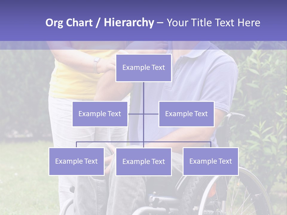 Wheelchair Guy PowerPoint Template