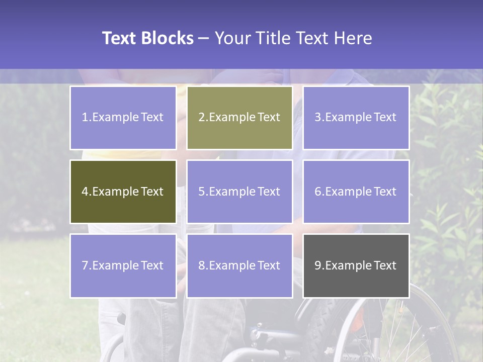 Wheelchair Guy PowerPoint Template
