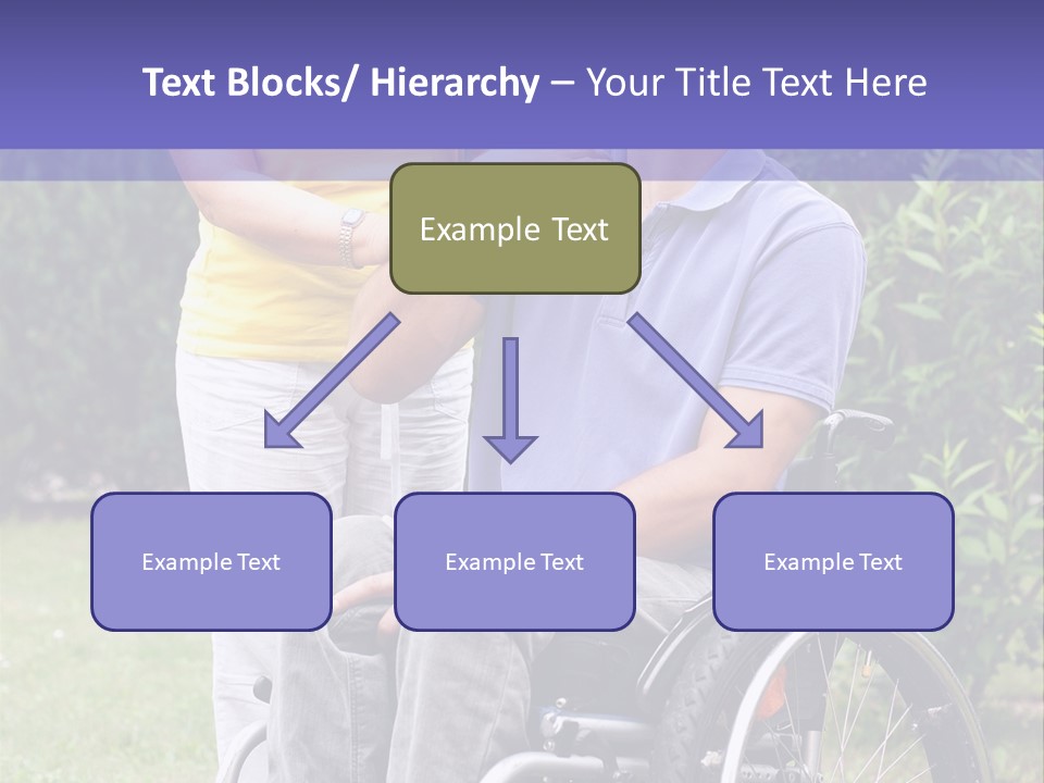 Wheelchair Guy PowerPoint Template