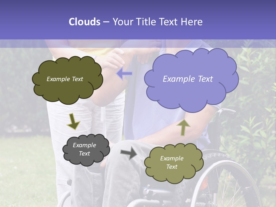 Wheelchair Guy PowerPoint Template