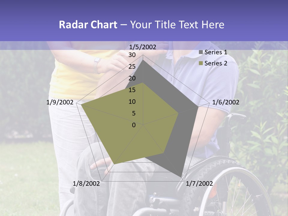 Wheelchair Guy PowerPoint Template