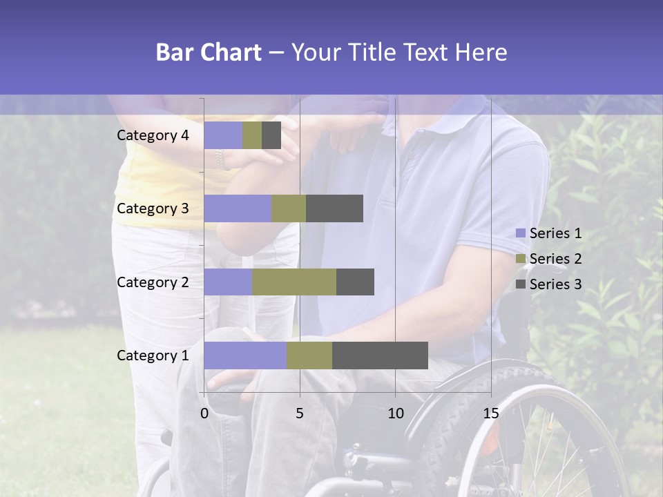 Wheelchair Guy PowerPoint Template