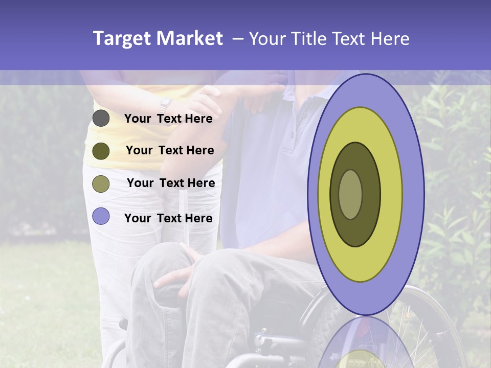 Wheelchair Guy PowerPoint Template
