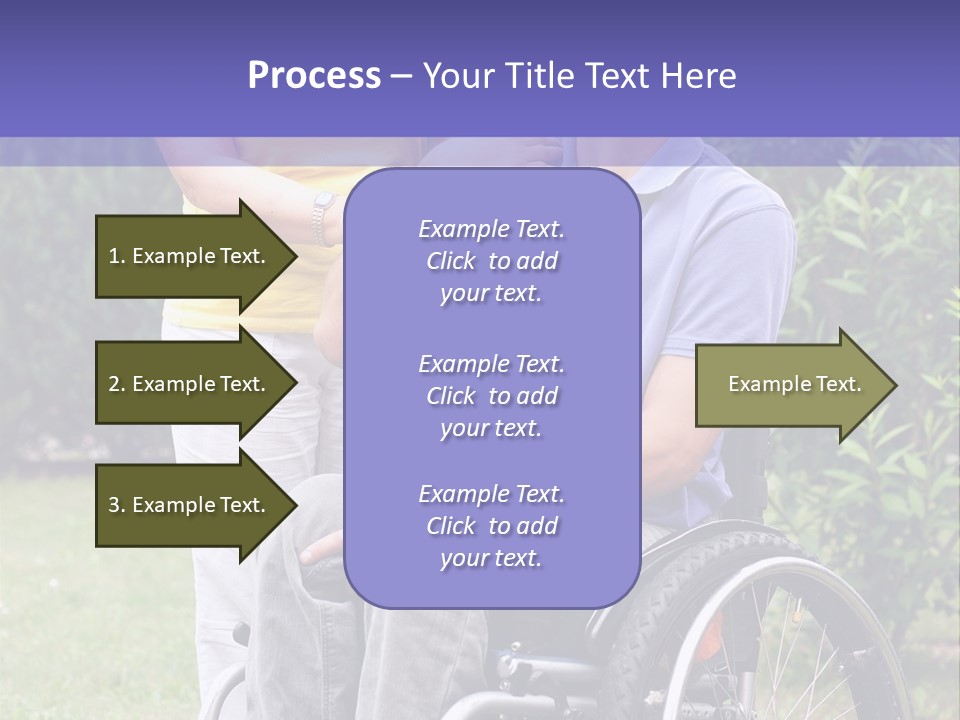 Wheelchair Guy PowerPoint Template