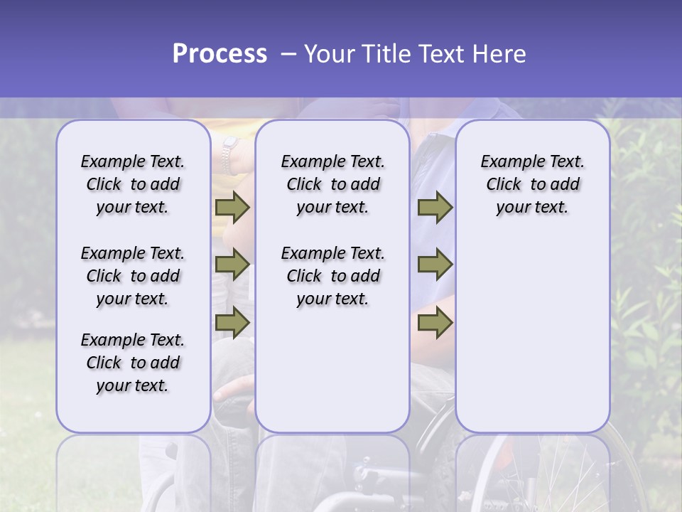 Wheelchair Guy PowerPoint Template