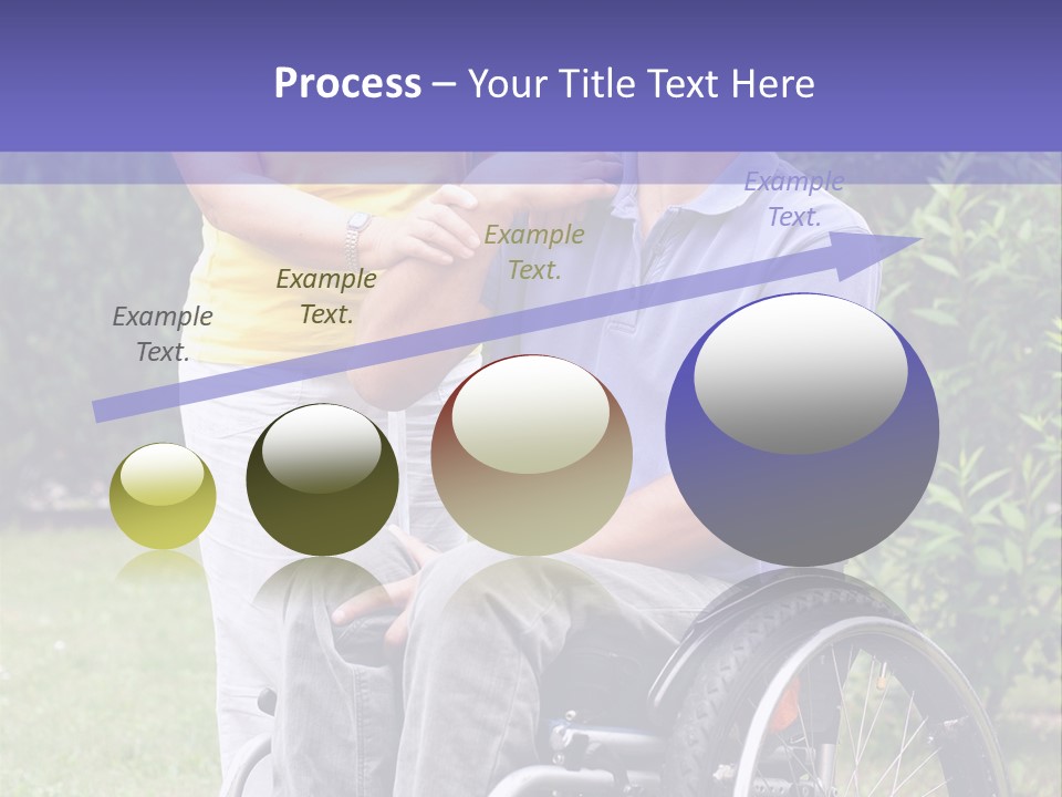 Wheelchair Guy PowerPoint Template