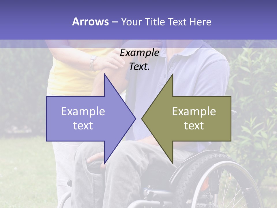Wheelchair Guy PowerPoint Template