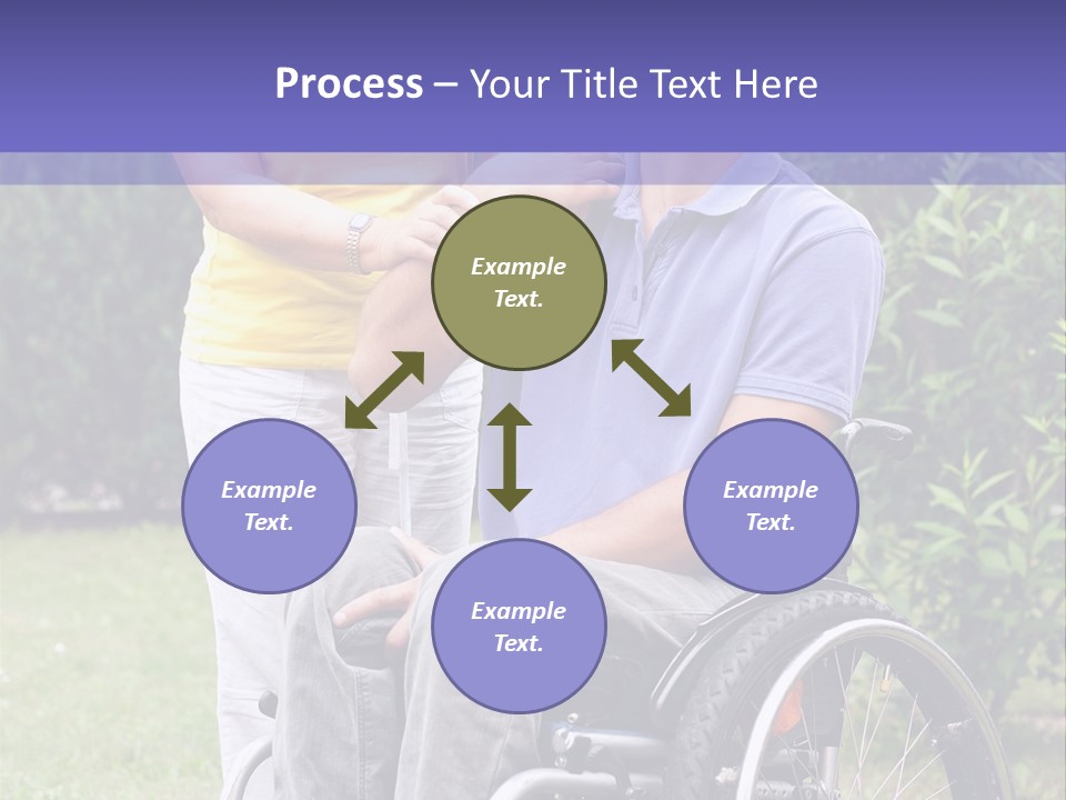 Wheelchair Guy PowerPoint Template