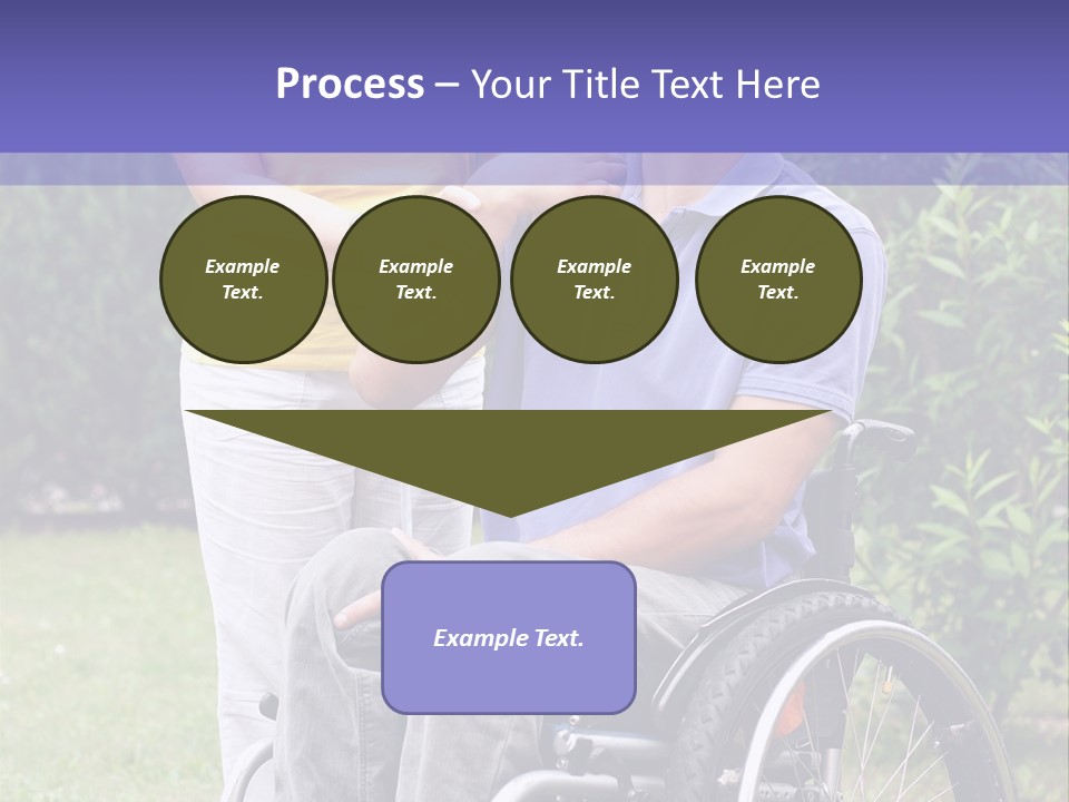 Wheelchair Guy PowerPoint Template