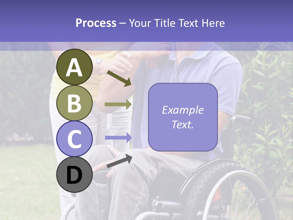 Wheelchair Guy PowerPoint Template