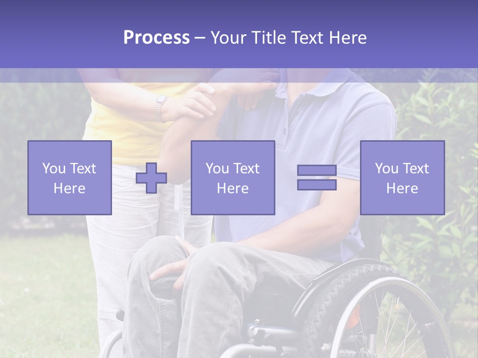 Wheelchair Guy PowerPoint Template