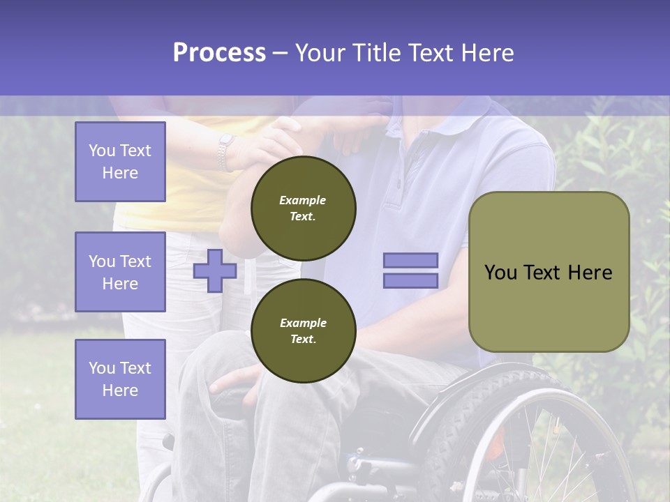 Wheelchair Guy PowerPoint Template