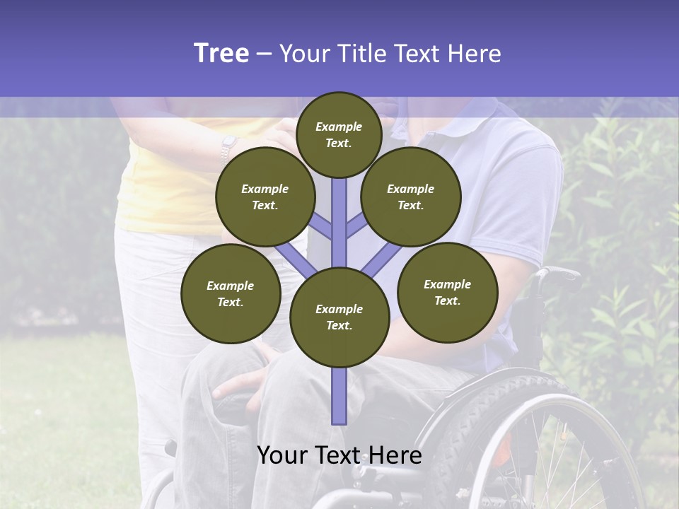 Wheelchair Guy PowerPoint Template