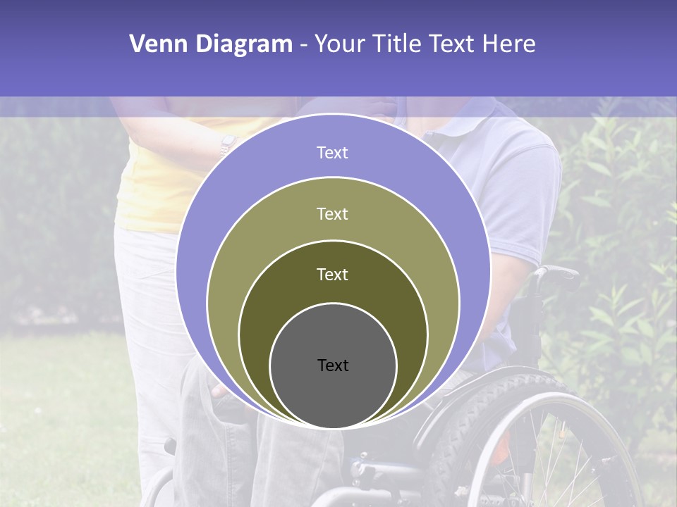 Wheelchair Guy PowerPoint Template