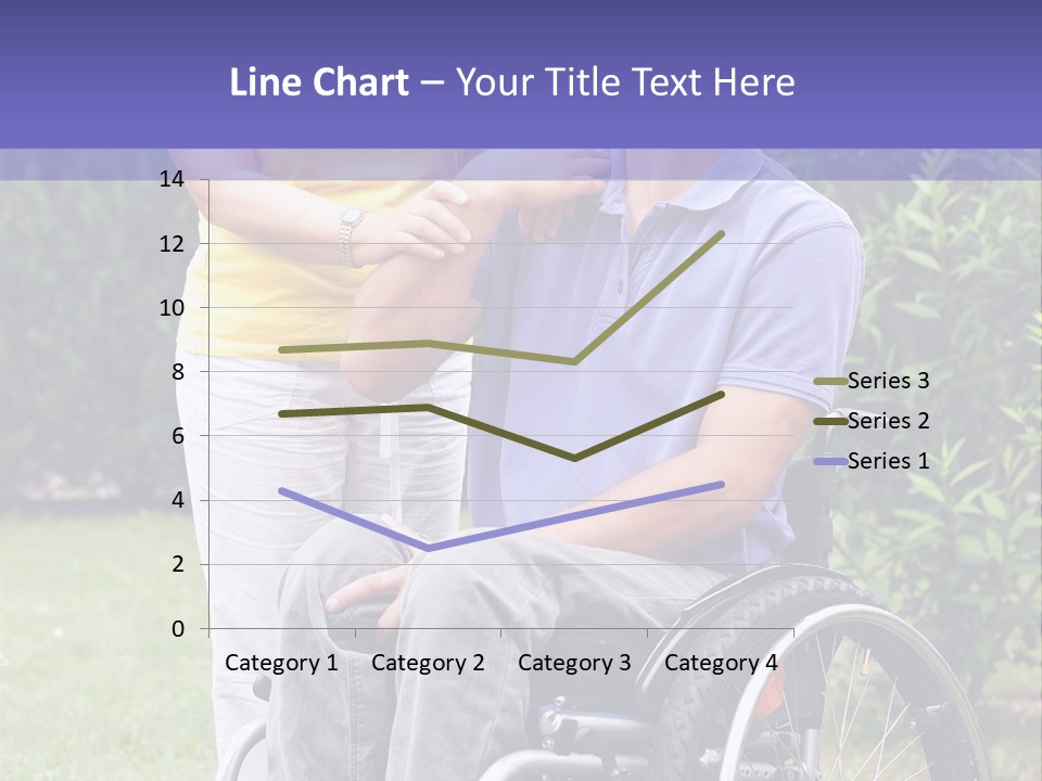Wheelchair Guy PowerPoint Template