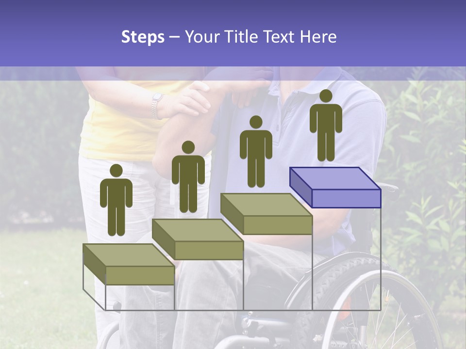 Wheelchair Guy PowerPoint Template