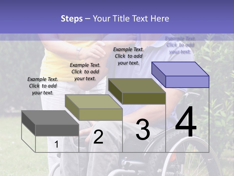 Wheelchair Guy PowerPoint Template