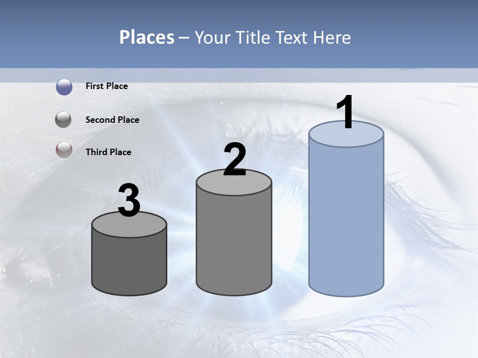 Glitter Of Eyes PowerPoint Template