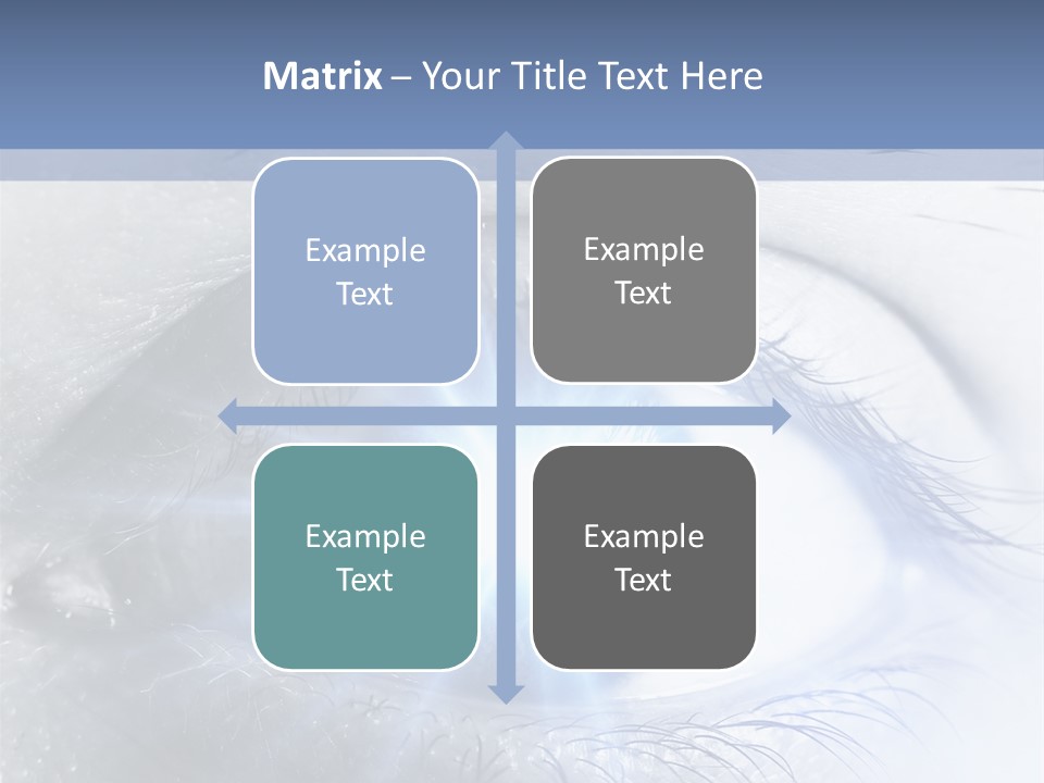 Glitter Of Eyes PowerPoint Template