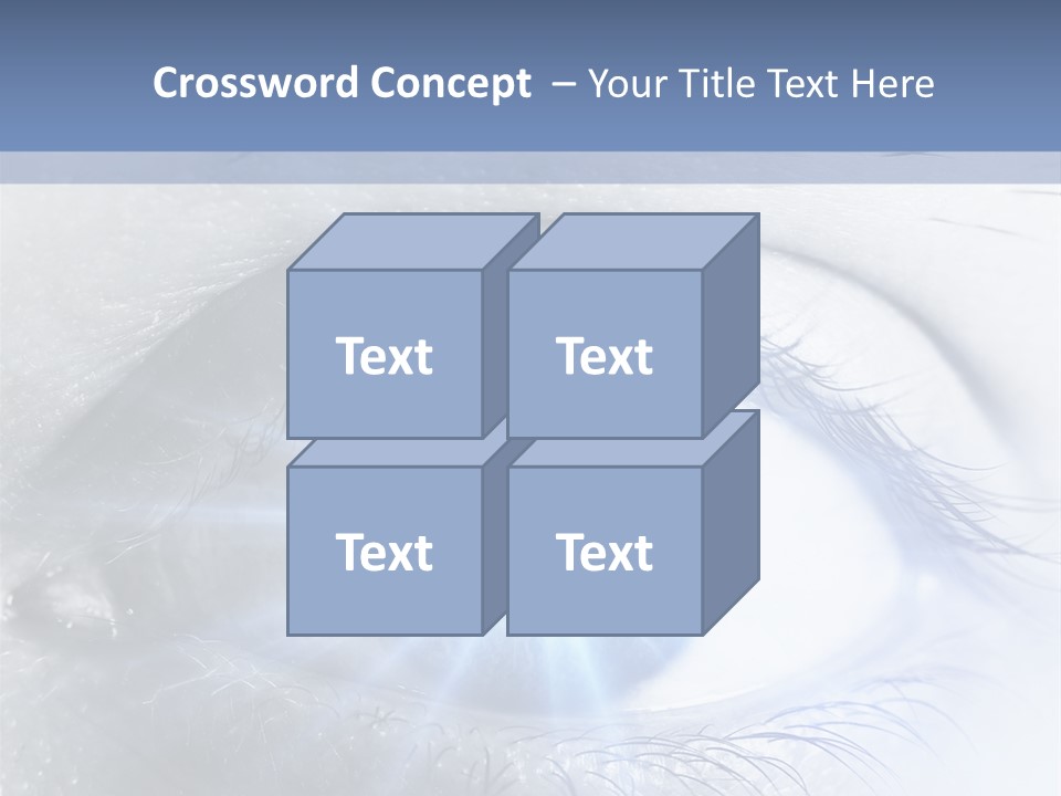 Glitter Of Eyes PowerPoint Template