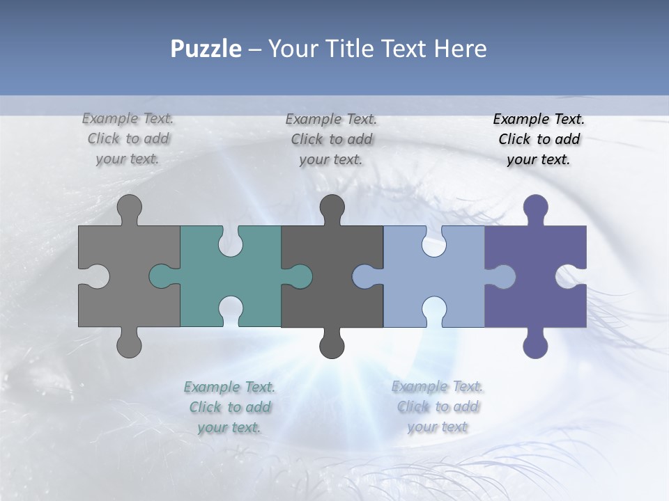 Glitter Of Eyes PowerPoint Template