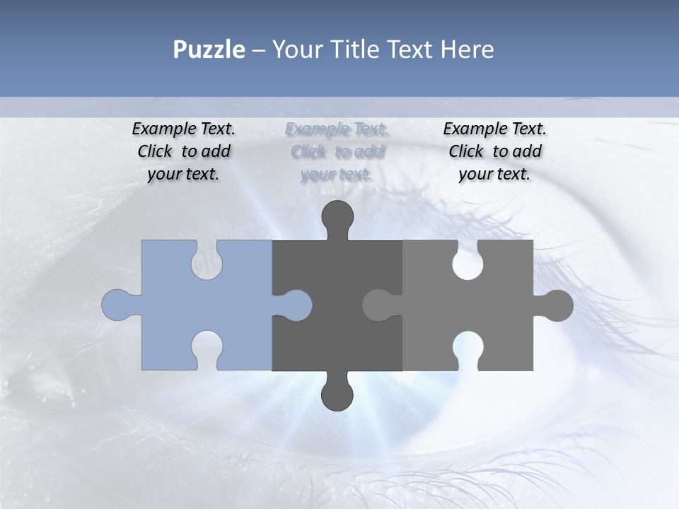 Glitter Of Eyes PowerPoint Template