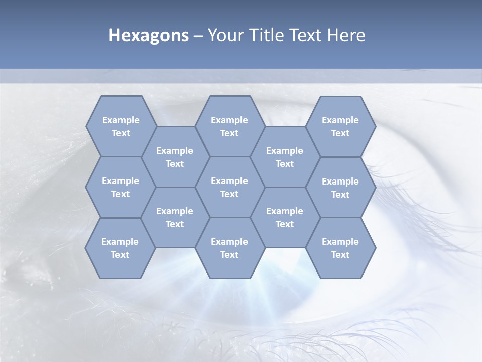 Glitter Of Eyes PowerPoint Template