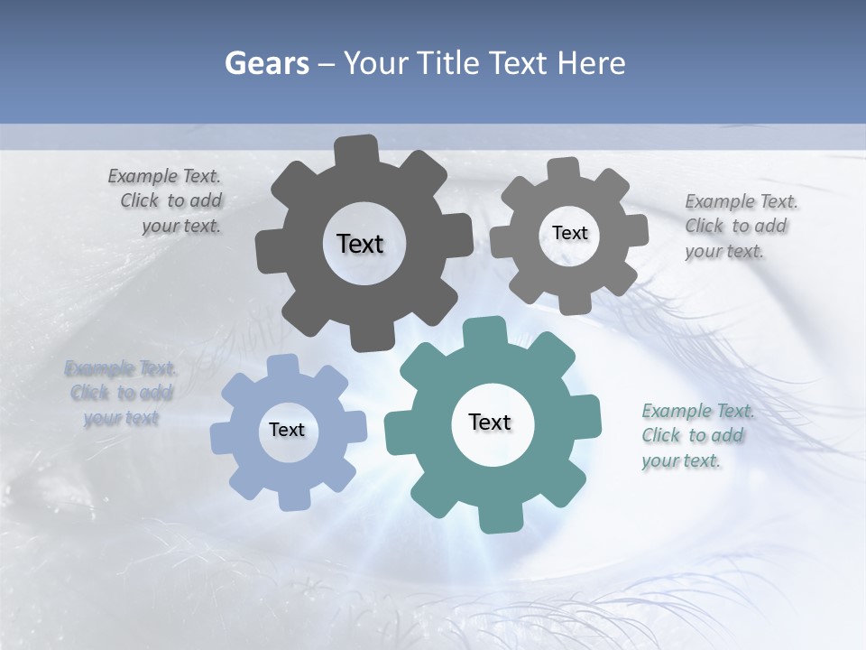 Glitter Of Eyes PowerPoint Template