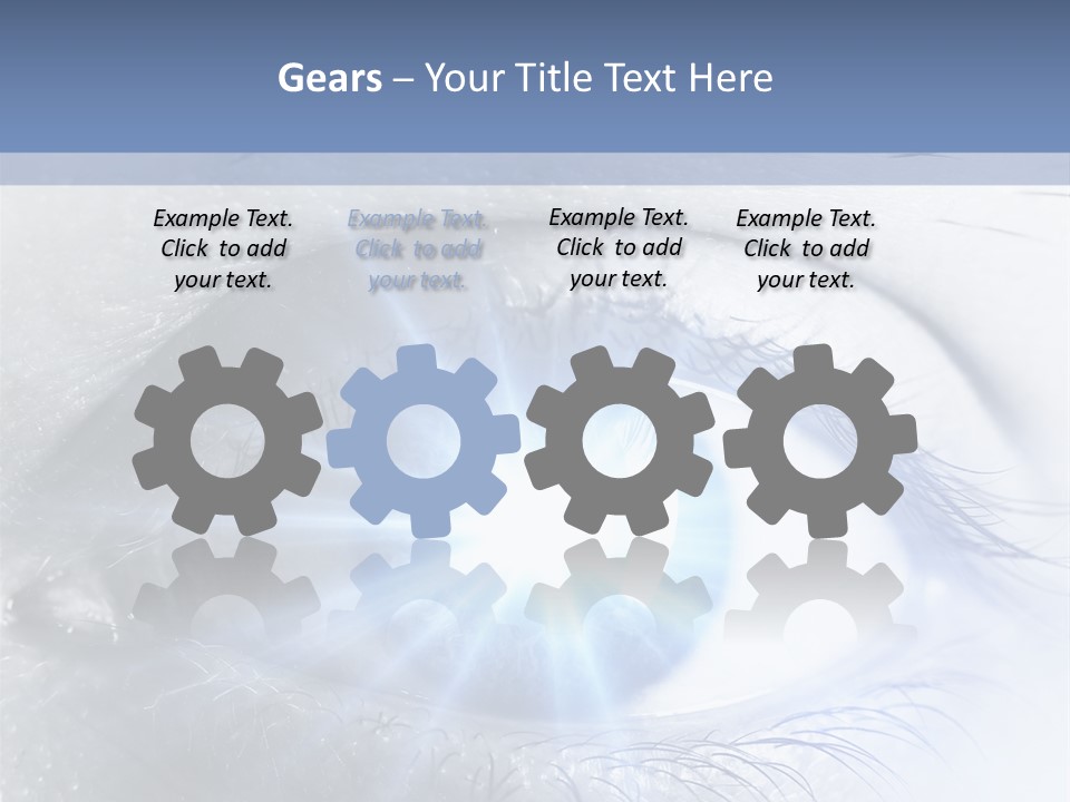 Glitter Of Eyes PowerPoint Template