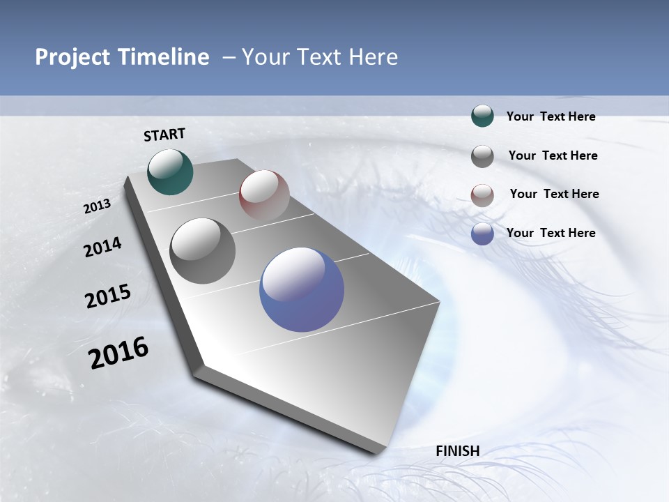Glitter Of Eyes PowerPoint Template