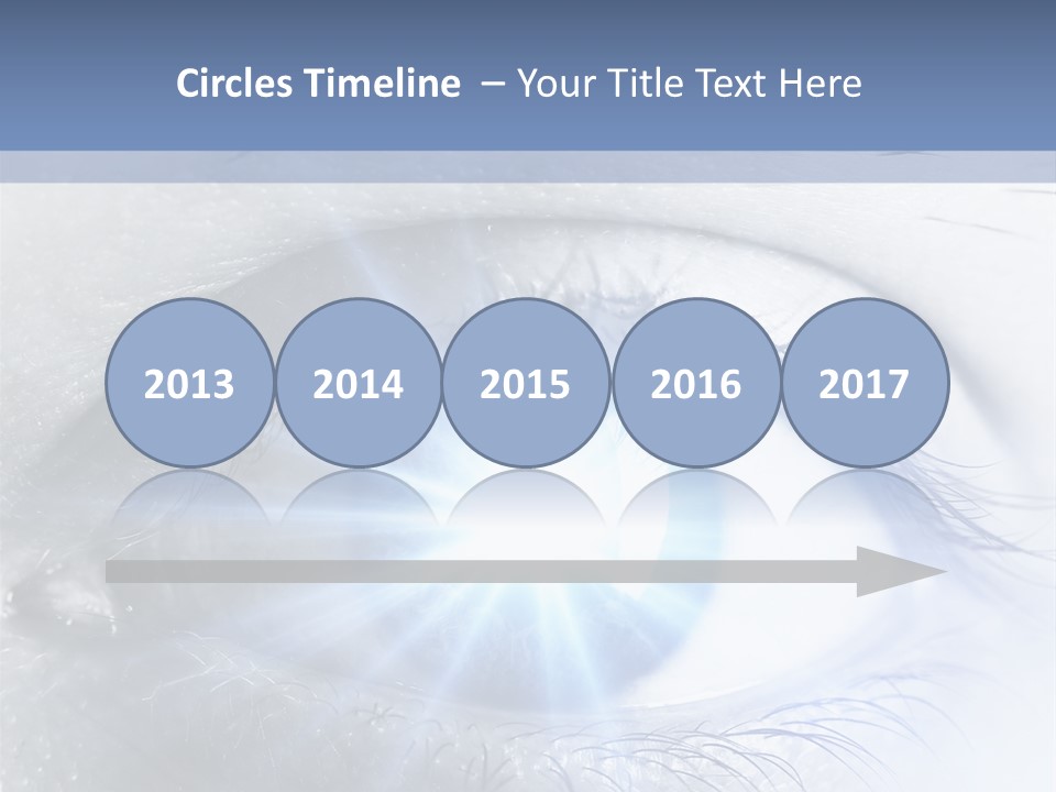 Glitter Of Eyes PowerPoint Template