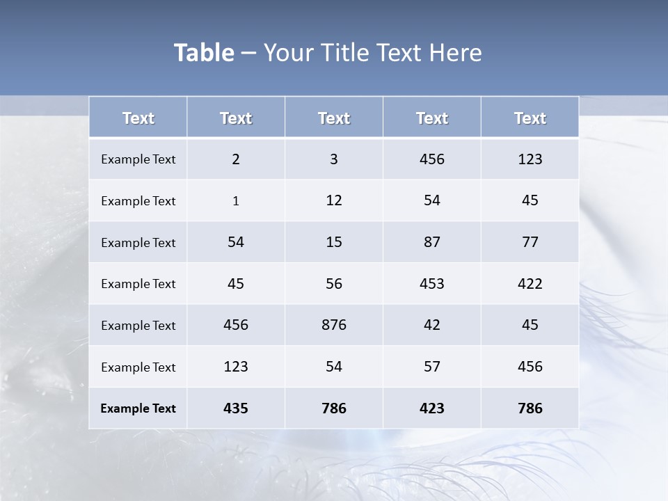 Glitter Of Eyes PowerPoint Template