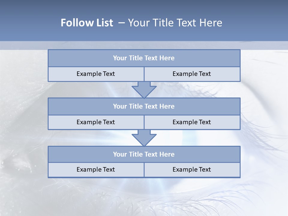 Glitter Of Eyes PowerPoint Template