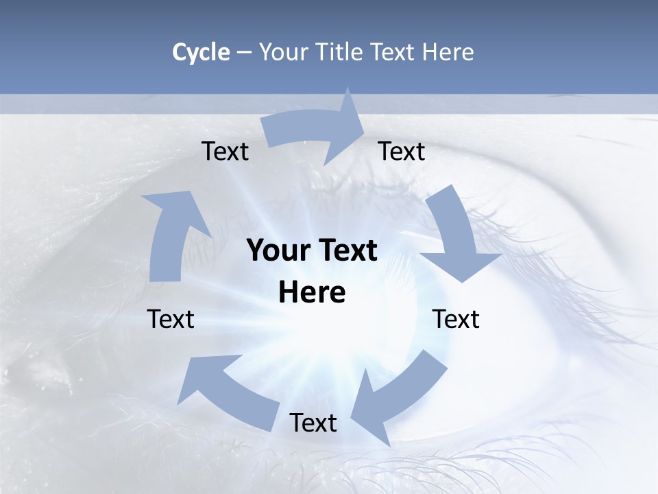 Glitter Of Eyes PowerPoint Template