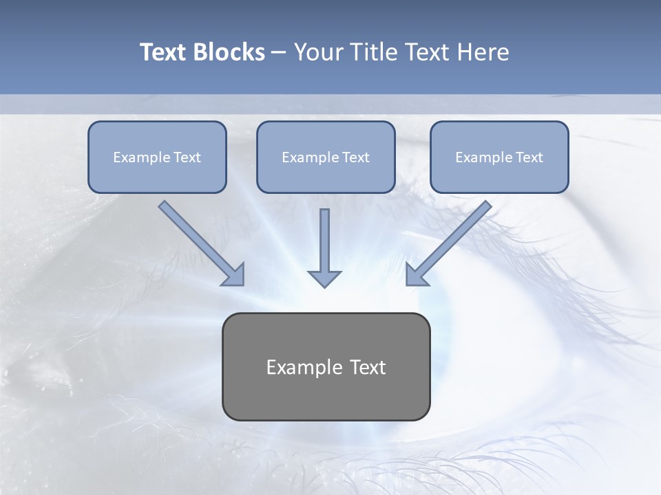 Glitter Of Eyes PowerPoint Template