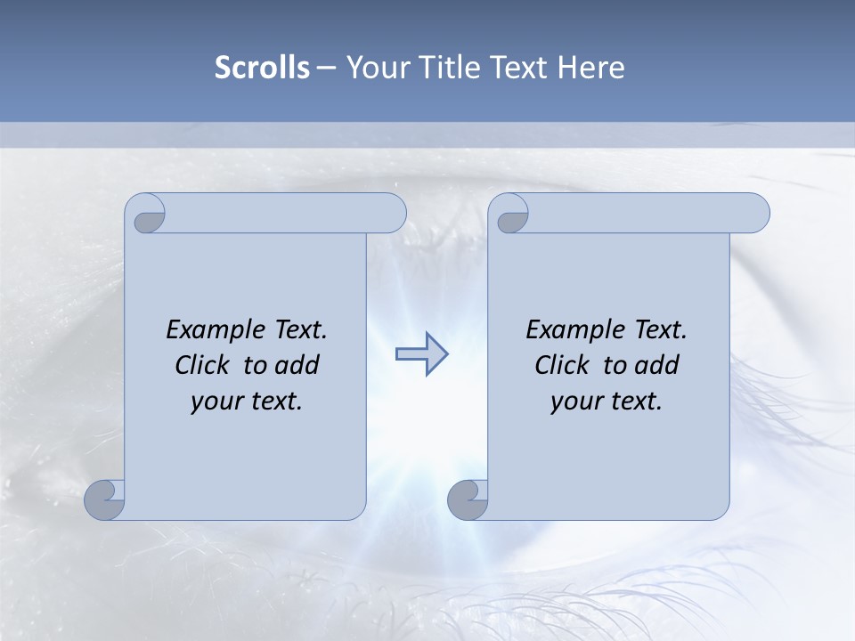 Glitter Of Eyes PowerPoint Template