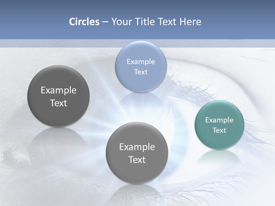 Glitter Of Eyes PowerPoint Template