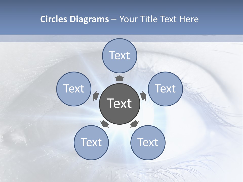 Glitter Of Eyes PowerPoint Template